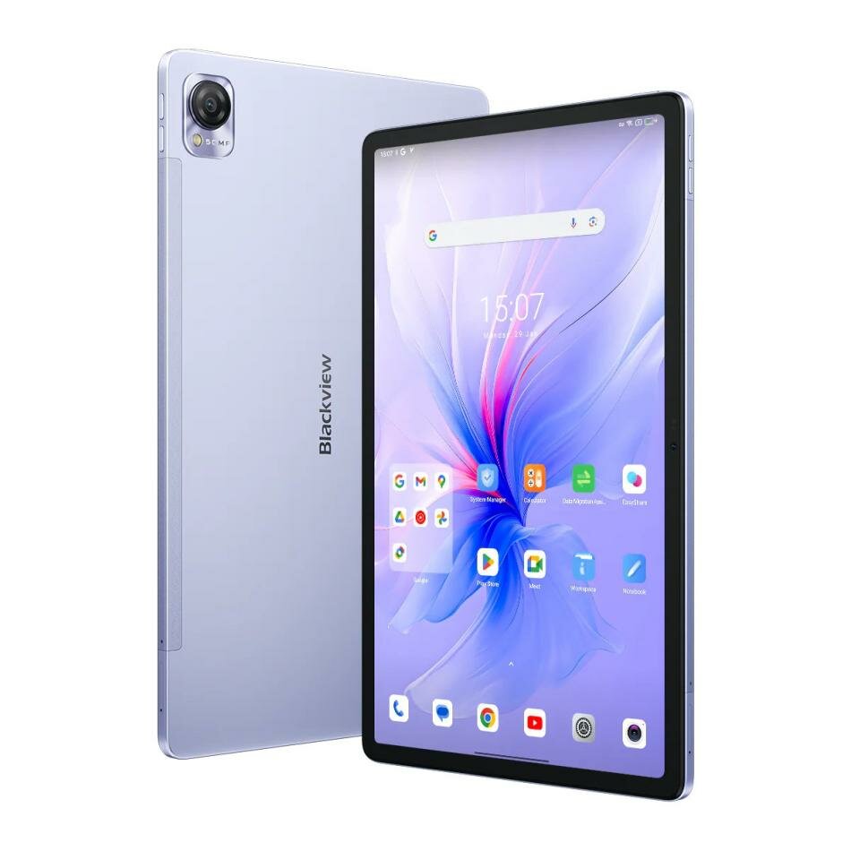 

Планшет Blackview MEGA 1 11.5" 2000x1200 IPS, MediaTek Helio G99, 8Gb RAM, 256Gb, 3G/4G LTE, WiFi, BT, 8.8 А·ч, Android 13, фиолетовый, MEGA 1