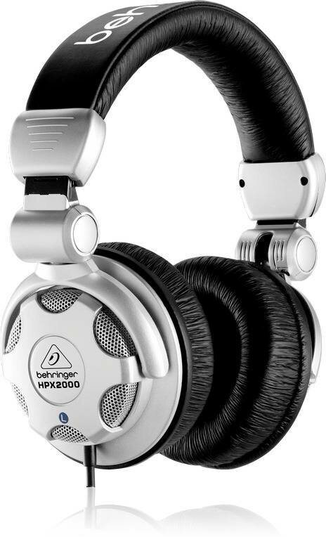 

Проводные наушники BEHRINGER HPX2000, jack 3.5 мм, серебристый (HPX2000), HPX2000