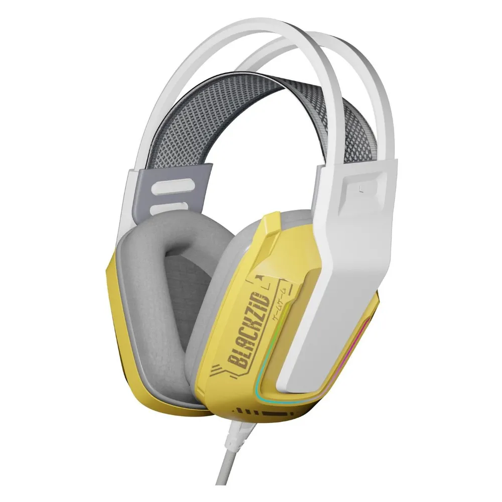 

Проводная гарнитура Blackzid H1 Rhino , USB, желтый/белый (BLZ-H1RHINO), H1 Rhino
