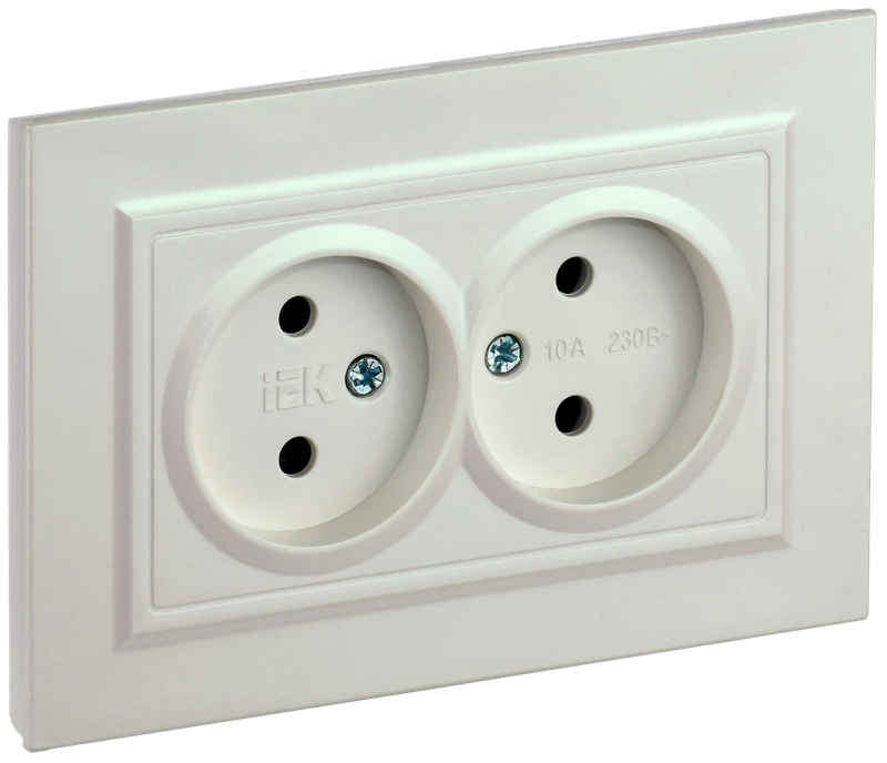 

Розетка IEK Brite РС12-2-БрЖ, скрытый монтаж, 2-х постовая, 10А, в сборе, IP20, жемчуг, 1 шт. (BR-R20-10-K36-F), РС12-2-БрЖ