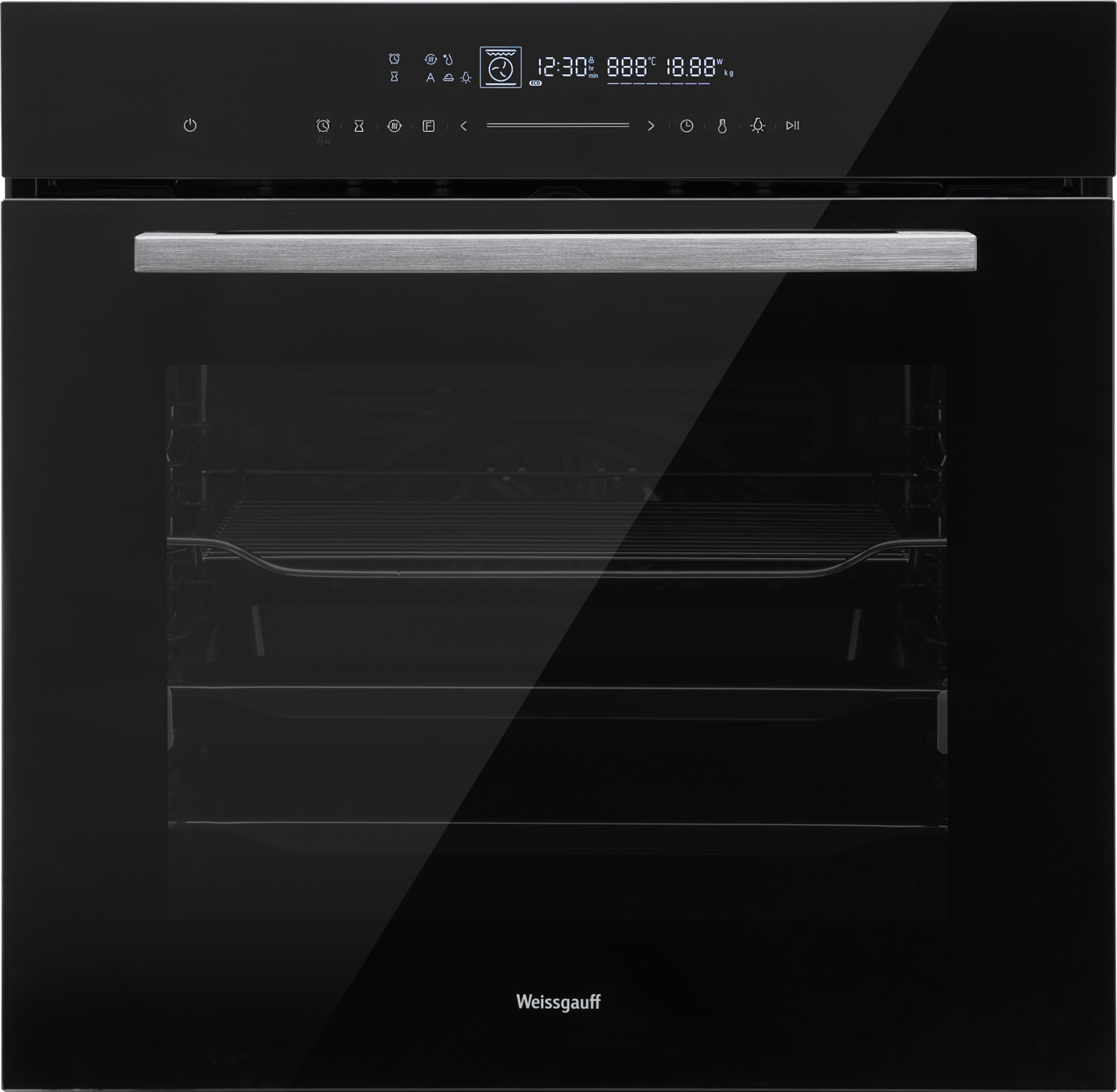 Духовой шкаф Weissgauff EOM 791 SDB, черный