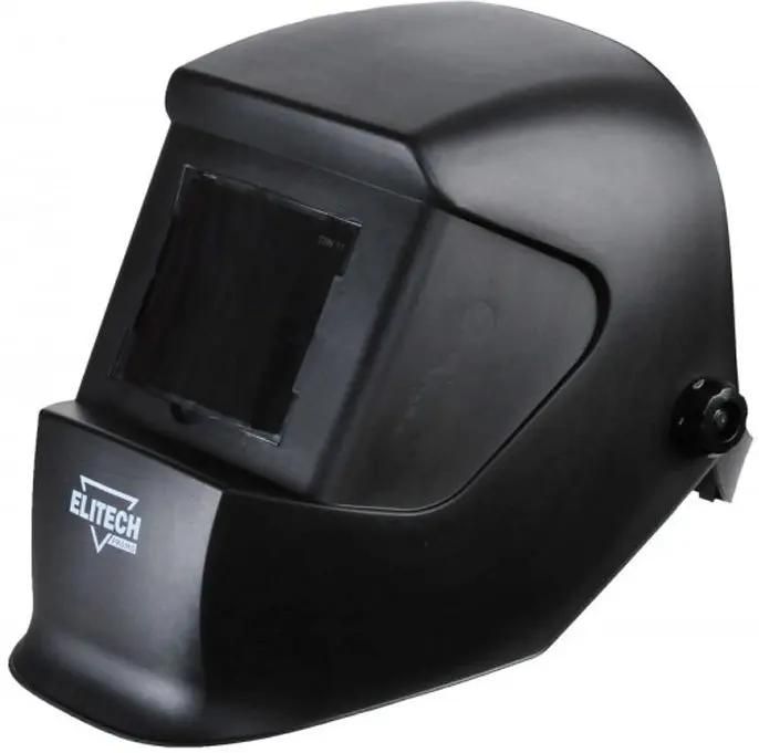 

Маска сварщика Elitech Basic, светофильтр обычный, смотровое окно 110х90 мм (201074), Черный, BASIC