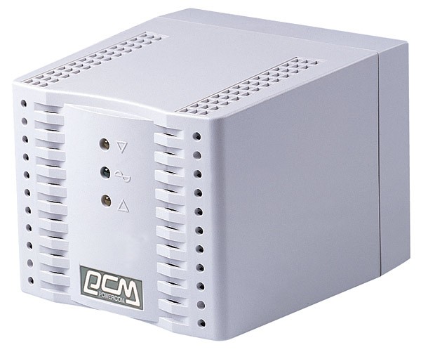 

Стабилизатор напряжения Powercom TCA-2000, 2000 VA, 1 кВт, EURO, белый, TCA-2000