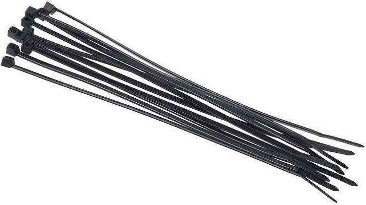 

Стяжка Nikomax, 4.8 мм x 300 мм, 100 шт., устойчивая к УФ, черный (NMC-CTN300-48-UV-BK-100-K)