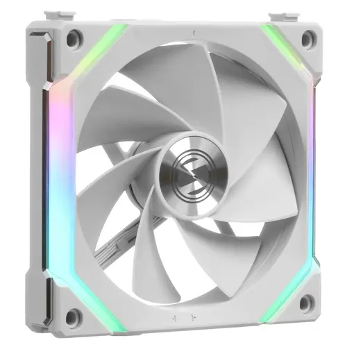 

Вентилятор Lian Li UNI Fan SL120 V2 Reverse White, 120 мм, 2000rpm, 29.2 дБ, 4-pin PWM, 1шт, ARGB (G99.12RSLV21W.R0), SL120 V2 Reverse White