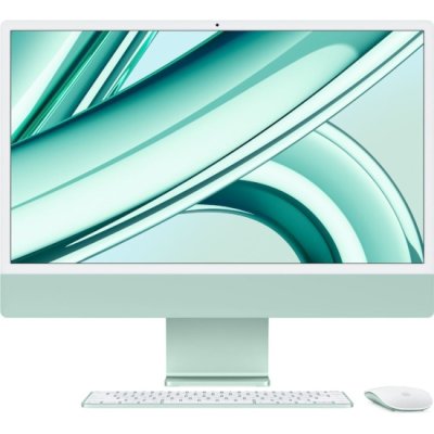 

Моноблок Apple iMac 24" 4480x2520, Apple M3 4 ГГц, 8Gb RAM, 256Gb SSD, Apple M3, WiFi, BT, Cam, MacOS, зеленый, клавиатура, мышь (MQRA3_RU)