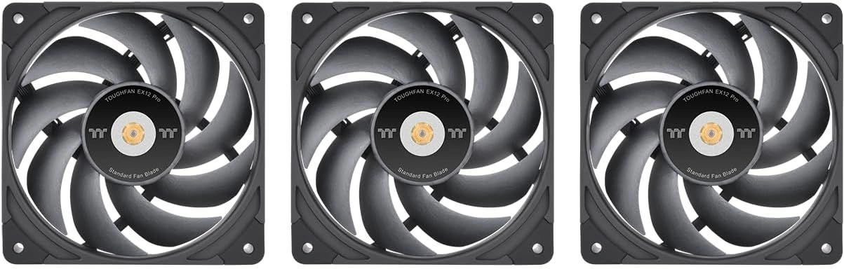 Комплект вентиляторов Thermaltake Toughfan EX12 Pro, 120 мм, 3шт (CL-F171-PL12BL-A)
