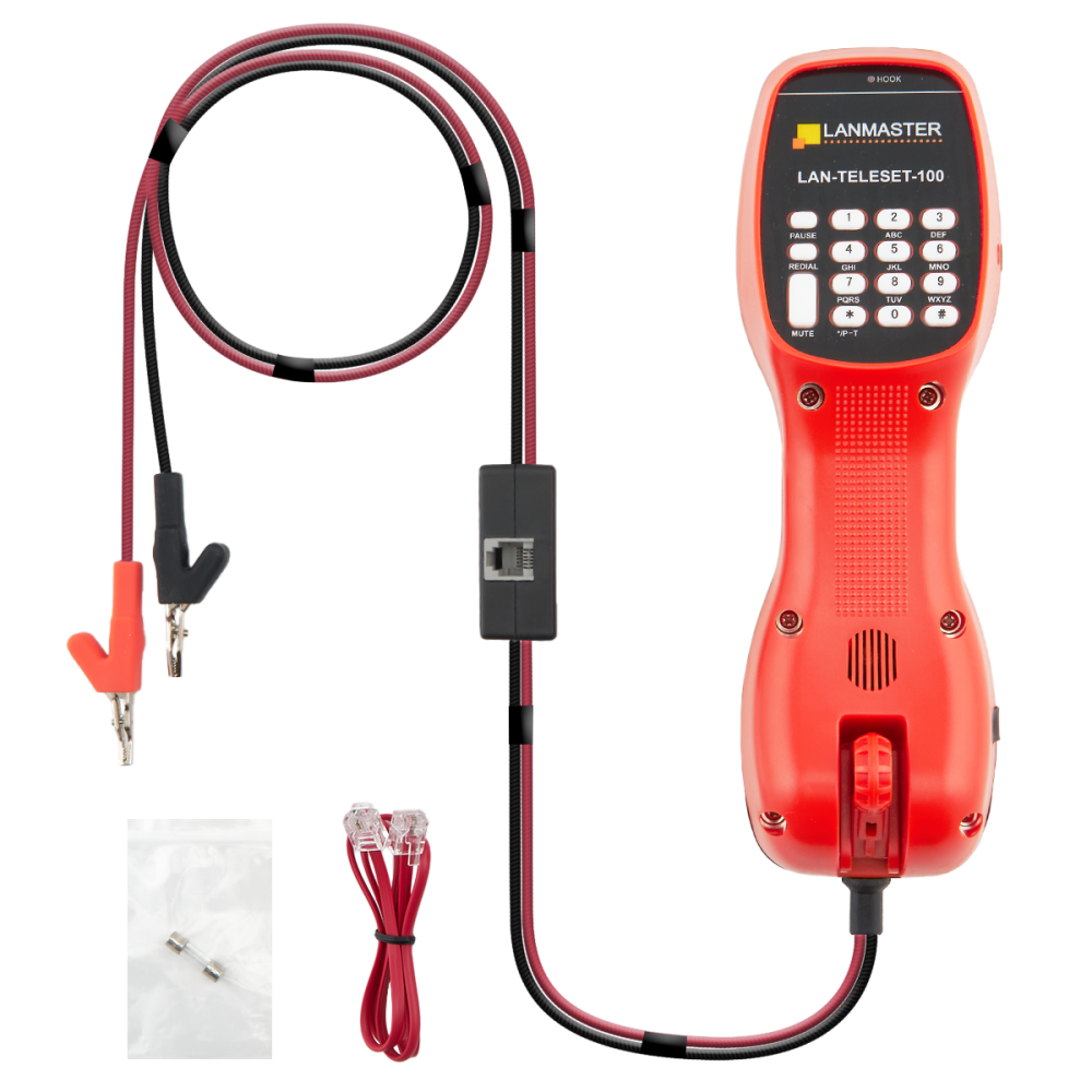 Тестирующая телефонная трубка Lanmaster LAN-TELESET-100