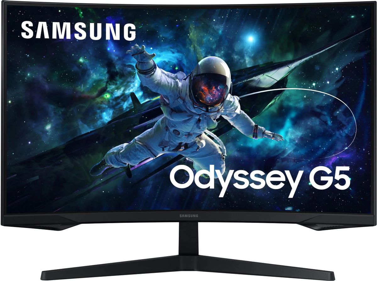 

Монитор 32" Samsung Odyssey G5 S32CG550E VA, изогнутый, 2560x1440 (16:9), 300кд/м2, 165 Гц, 1 мс, 178°/178°, HDMI, DisplayPort, черный (LS32CG550EIXCI), S32CG550E