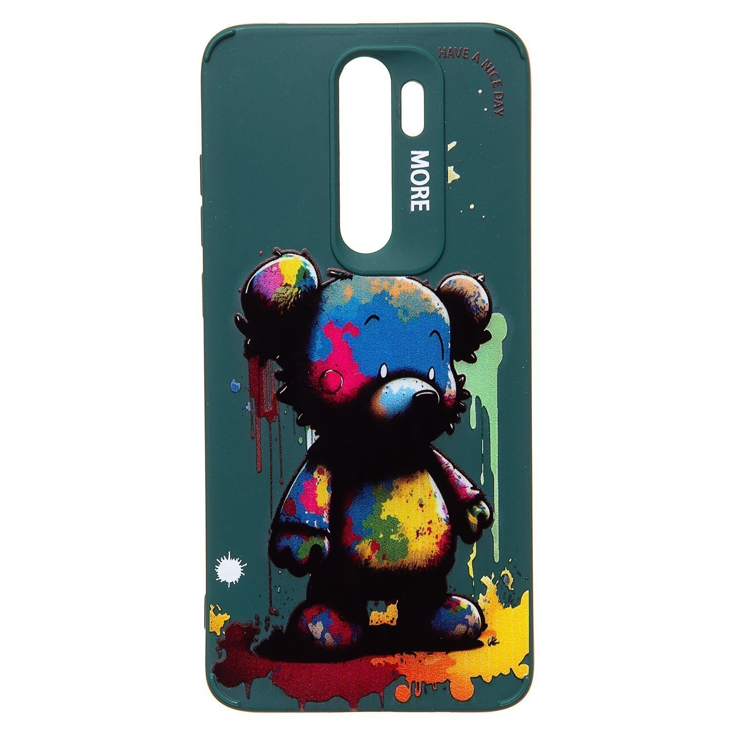 Чехол-накладка SC335 для смартфона Xiaomi Redmi Note 8 Pro, темно-зеленый