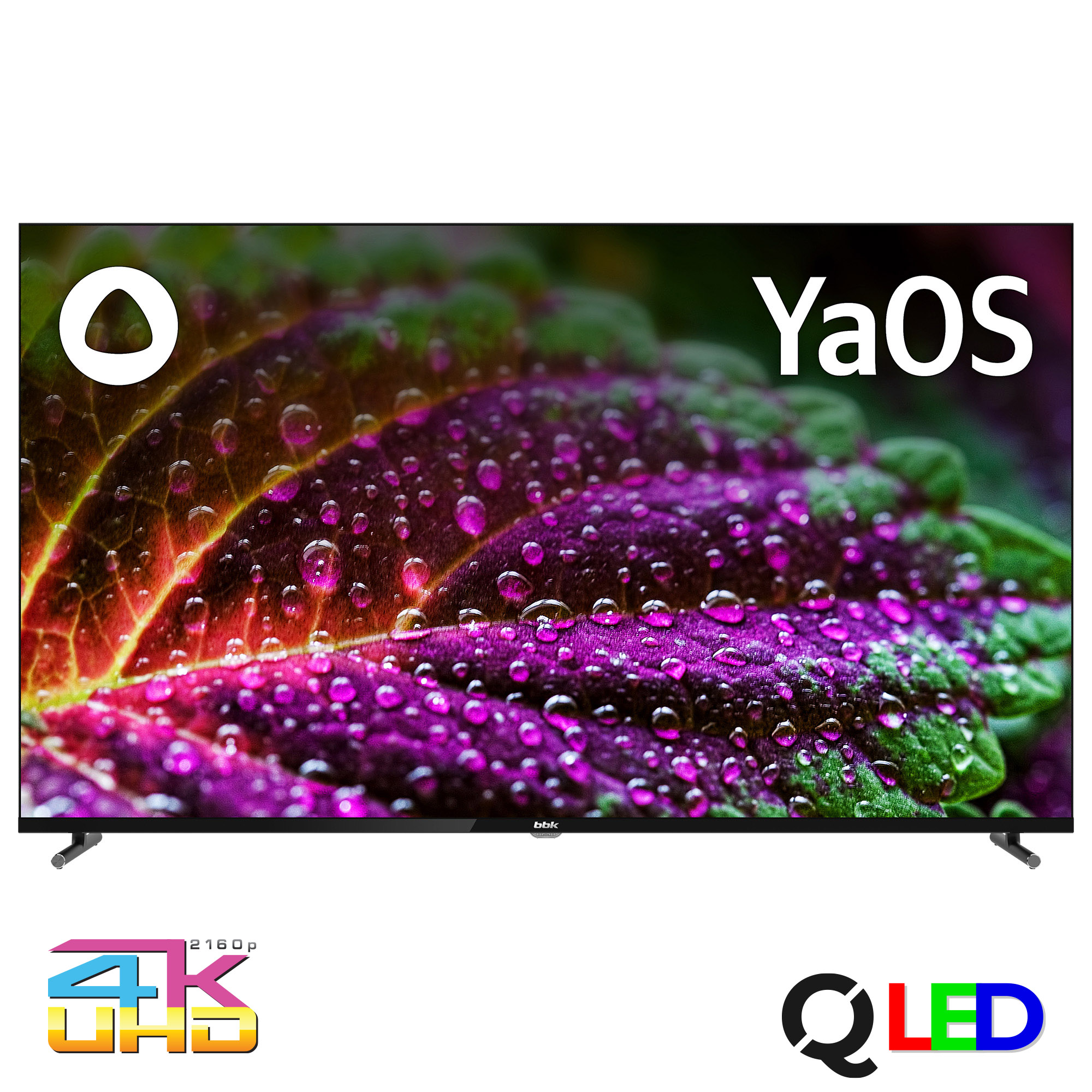 Телевизор 50" BBK 50LED-8246/UTS2C (B), 3840x2160, черный