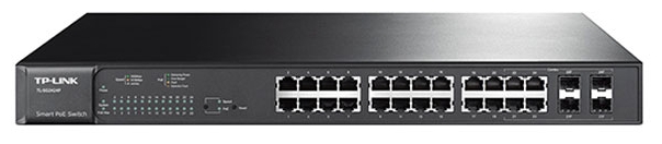 

Коммутатор TP-Link T1600G-28PS 24 Gigabit RJ45, 4 SFP ports,poe (215W) 1U 19-inch rack-mountable steel case, TL-SG2424P