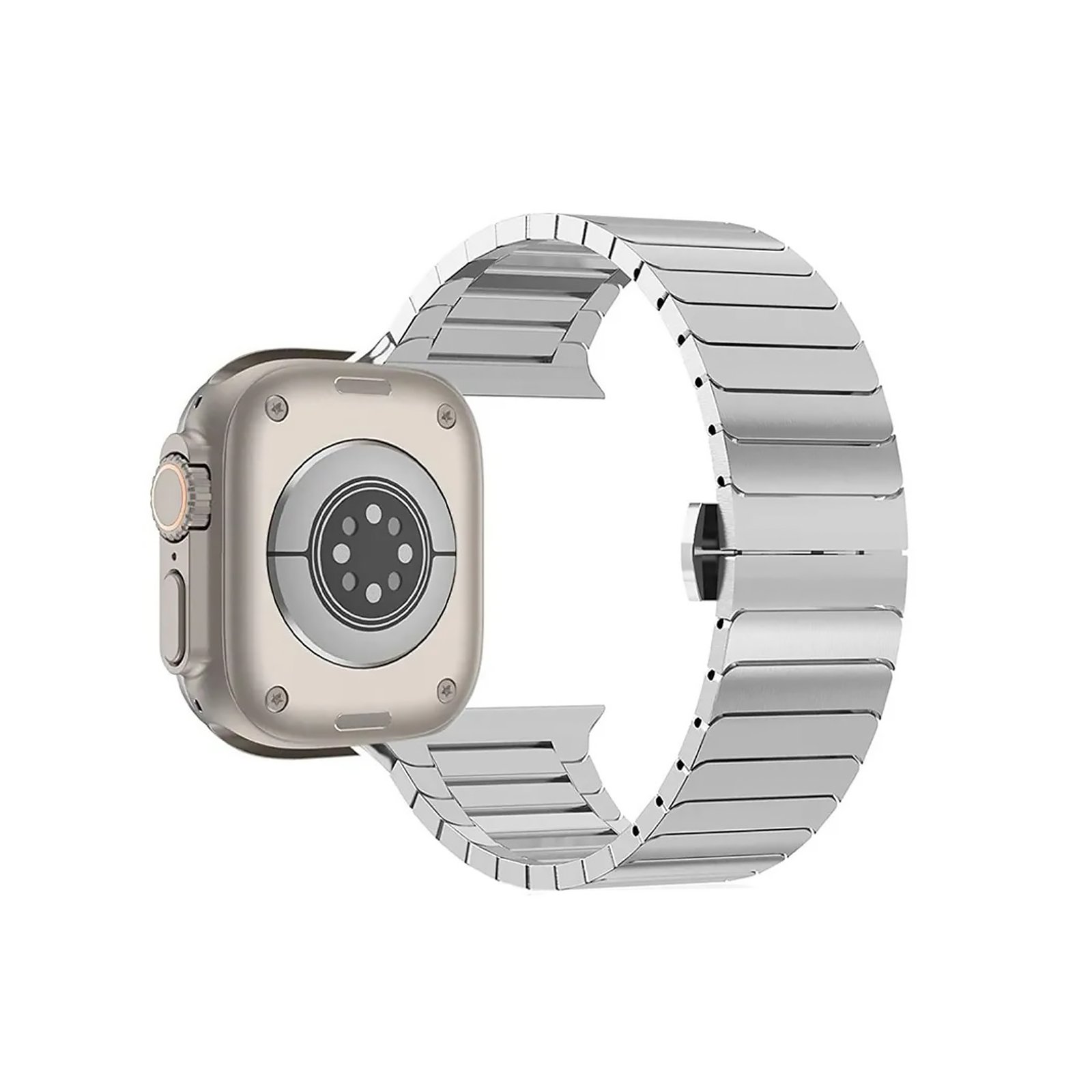 Ремешок ApW34 для Apple Watch 42-49 мм, серебристый