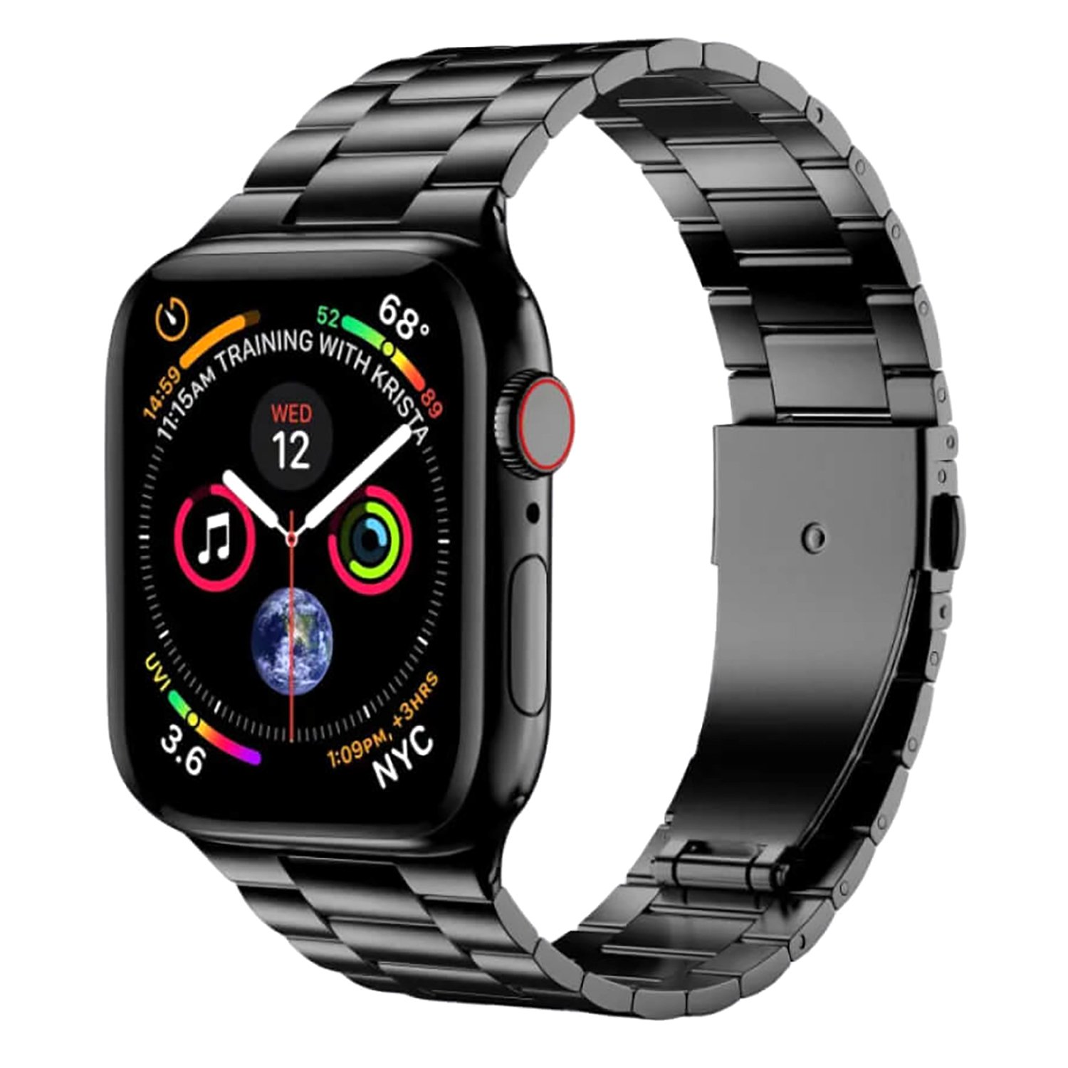 Ремешок ApW36 для Apple Watch 42-49 мм, черный