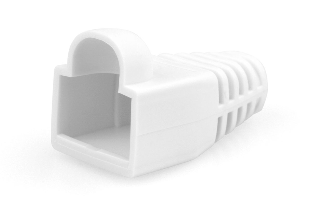 Колпачок изолирующий RJ-45, 100 шт. белый Cablexpert