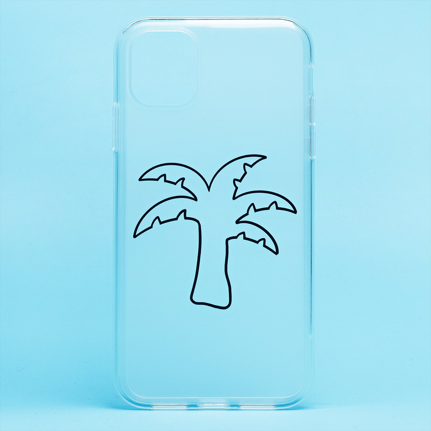 Чехол-накладка SC342 для смартфона Apple iPhone 11, прозрачный/черный