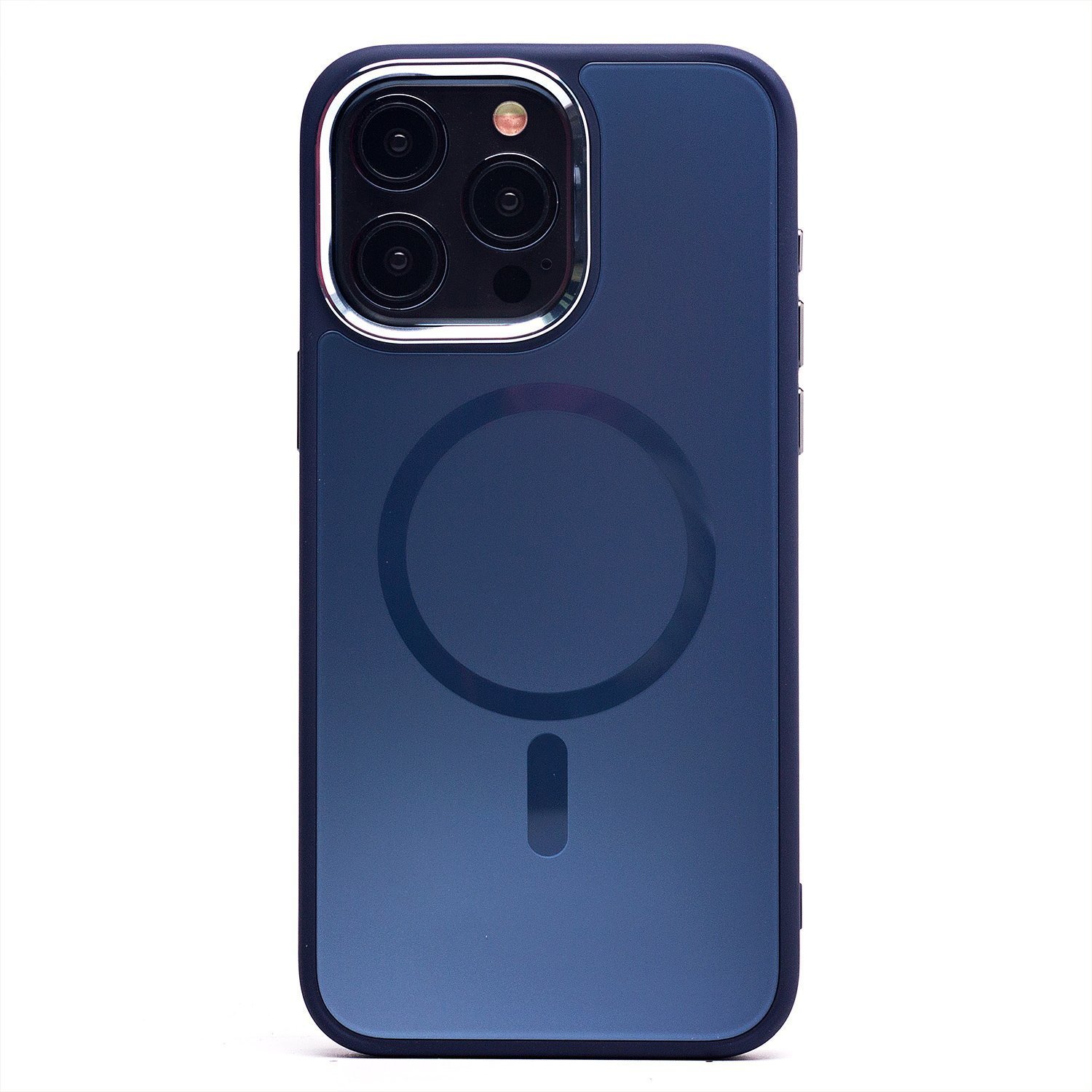 Чехол-накладка SM023 SafeMag для смартфона Apple iPhone 15 Pro Max, синий