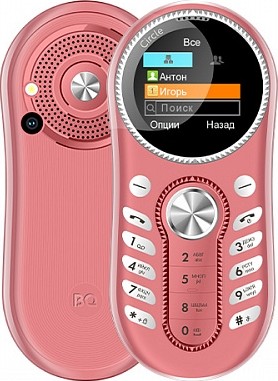 

Мобильный телефон BQ 1416 Circle, 1.39" 240x240 IPS, BT, 1xCam, 2-Sim, 1000 мА·ч, USB Type-C, розовый, 1416 Circle