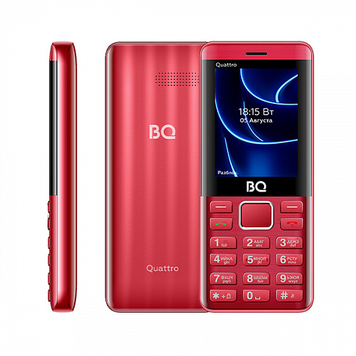 Мобильный телефон BQ 2453 Quattro красный