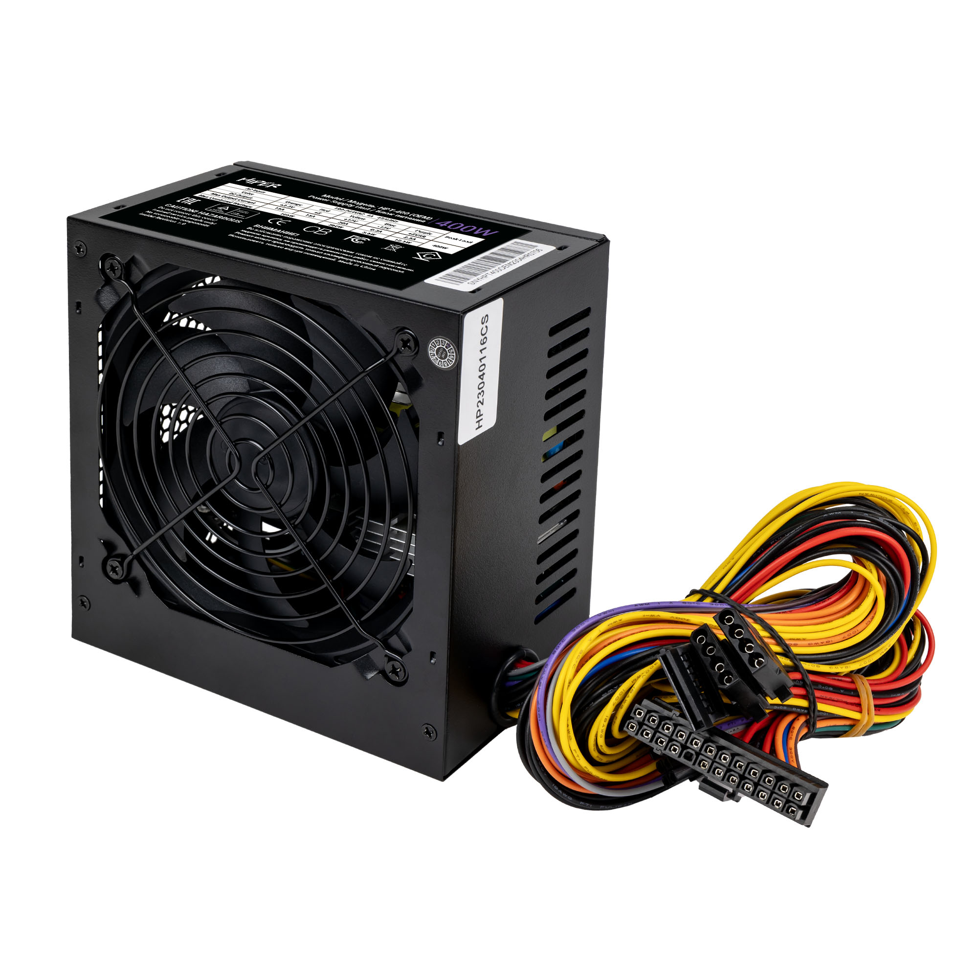 

Блок питания 400 Вт ATX HIPER HPT-400, 80 мм, Bulk (OEM) (HPT-400), HPT-400 400W