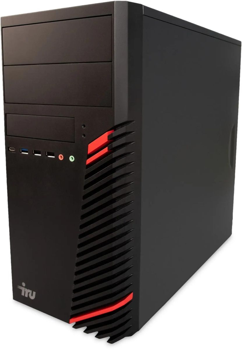 

Системный блок IRU Office 310H6SM, Intel Core i5 12400 2.5 ГГц, 16Gb RAM, 512Gb SSD, Intel UHD Graphics 730, без ОС, черный (2025255), 310H6SM