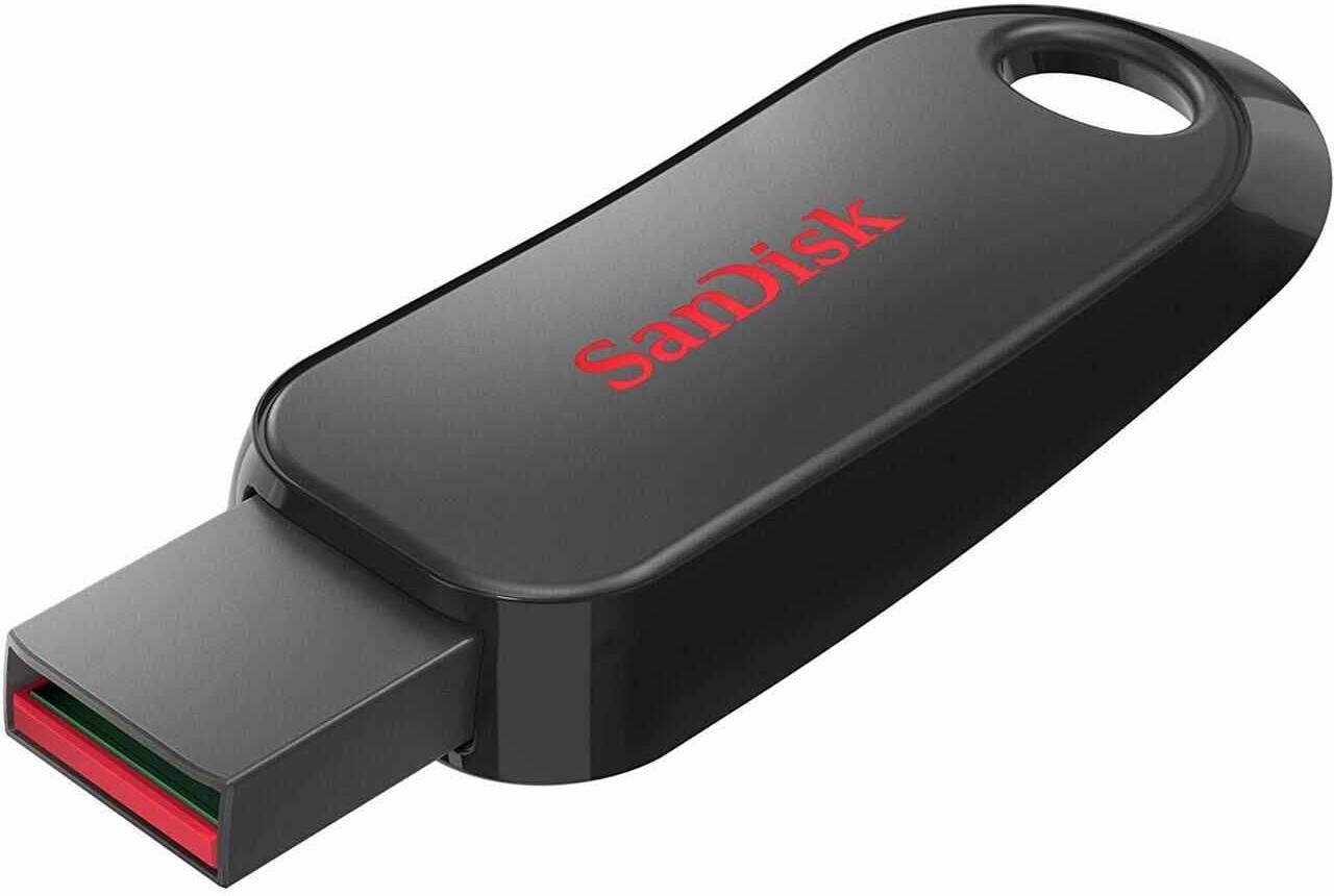 

Флешка 128Gb USB 2.0 Sandisk Cruzer Snap SDCZ62-128G-G35, черный (SDCZ62-128G-G35), SDCZ62-128G-G35
