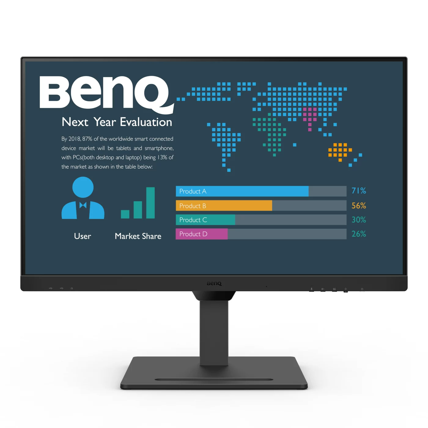 

Монитор 27" BenQ BL2790QT IPS, 2560x1440 (16:9), 350кд/м2, 5 мс, 178°/178°, HDMI, DisplayPort, USB Type-C, USB-Hub, черный (BL2790QT), BL2790QT