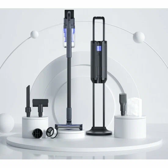 

Вертикальный пылесос Roidmi Cordless vacuum cleaner with selfcleaning station X200 Jet, 533 Вт, питание от аккумулятора, серый (X200Jet), X200 Jet