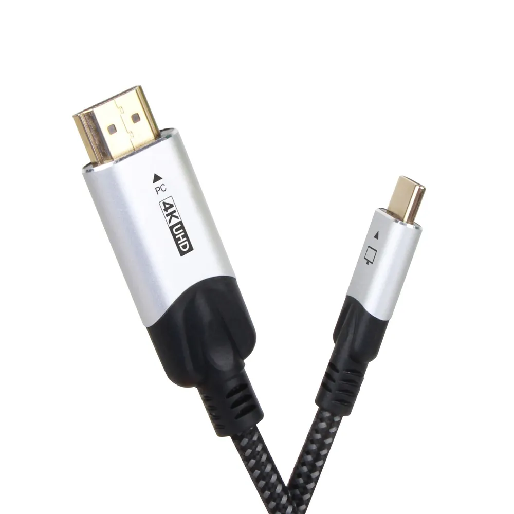 Кабель HDMI(Am)-USB 3.1 Type-C(M) v2.0, 1.8 м, VCOM (CU423VA-1.8)