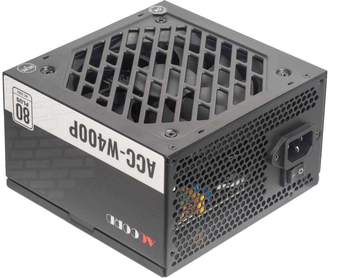 

Блок питания 400 Вт ATX ACCORD ACC-W400P, 120 мм, 80 Plus, Bulk (OEM) (ACC-W400P), ACC-W400P
