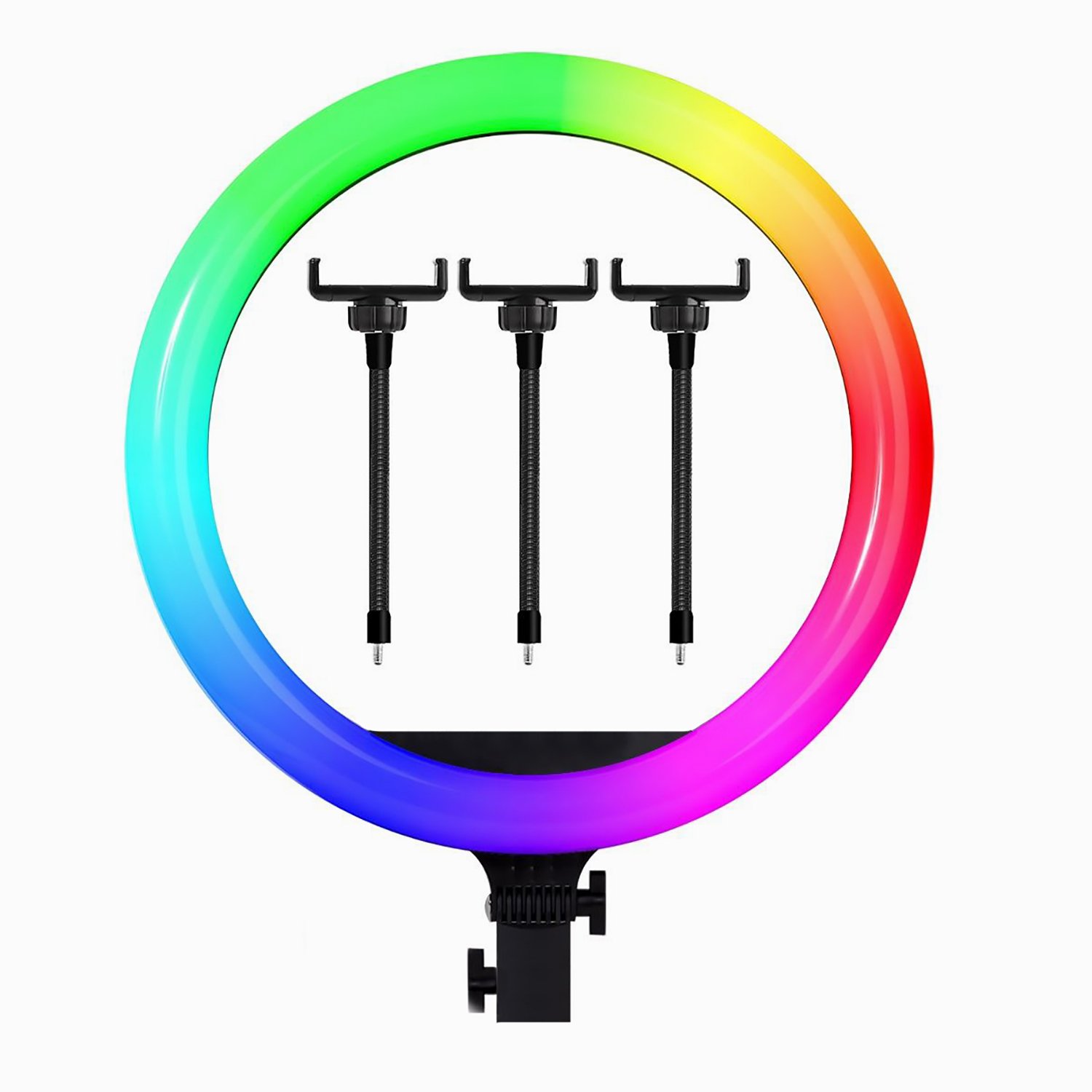Кольцевая лампа MJ36 RGB, черный