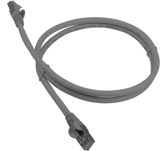 

Патч-корд SSTP кат.8, 1 м, RJ45-RJ45, серый, экранированный, LSZH, Lanmaster (LAN-PC45/S8-1.0-GY)