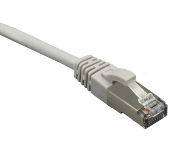 

Патч-корд FTP кат.6, 5 м, RJ45-RJ45, серый, CU, экранированный, LSZH, SUPRLAN (10-0709)