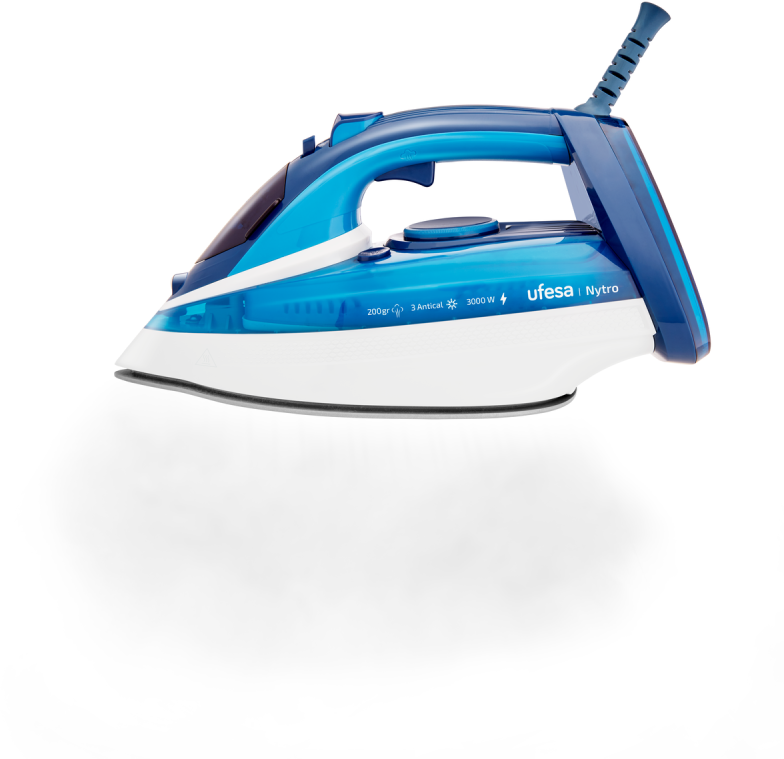 

Утюг UFESA NYTRO BLUE 3 кВт, длина шнура 1.9 м, синий (NYTRO BLUE), NYTRO BLUE