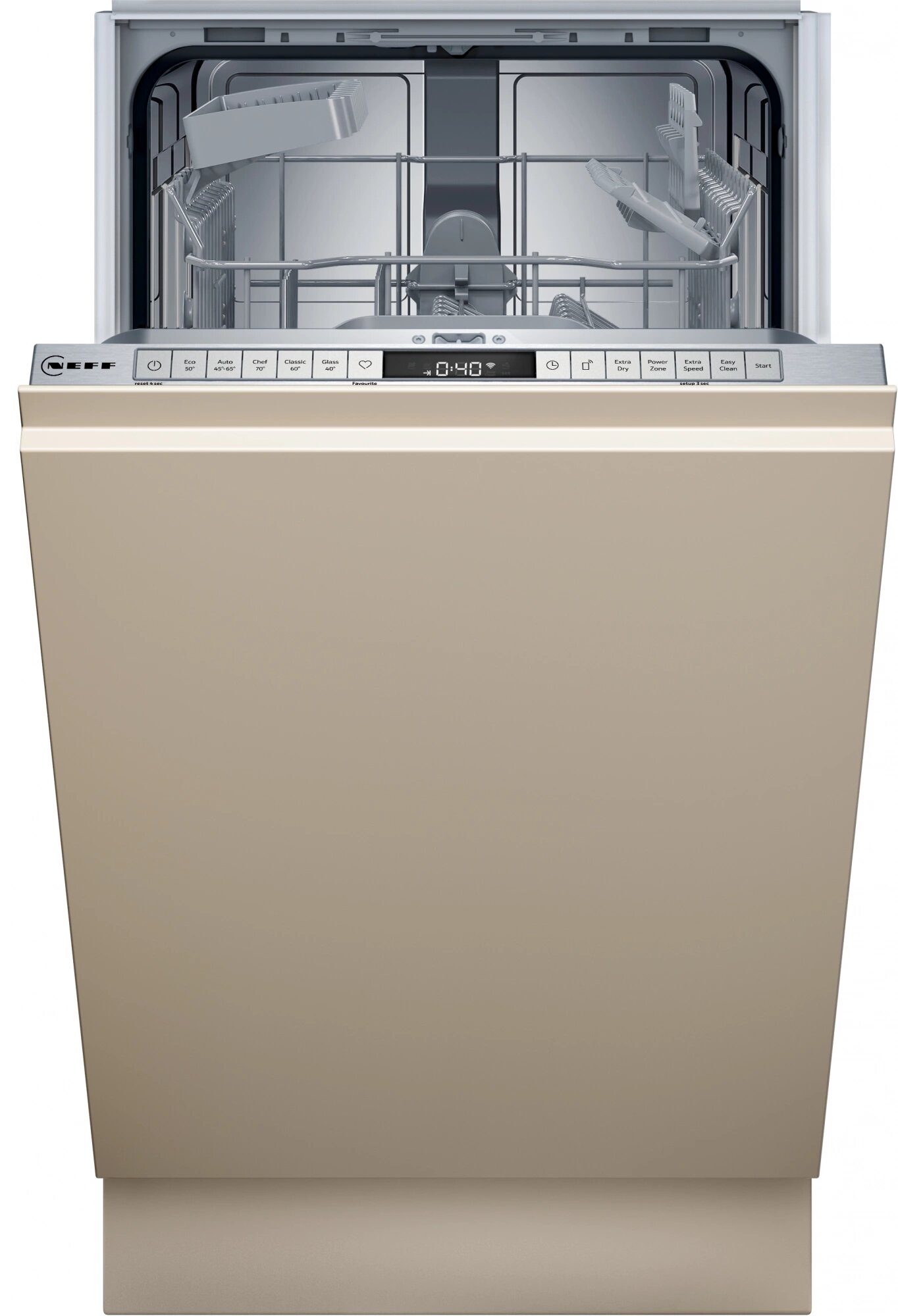 

Посудомоечная машина встраиваемая узкая NEFF S875EMX05E, серебристый (S875EMX05E), S875EMX05E