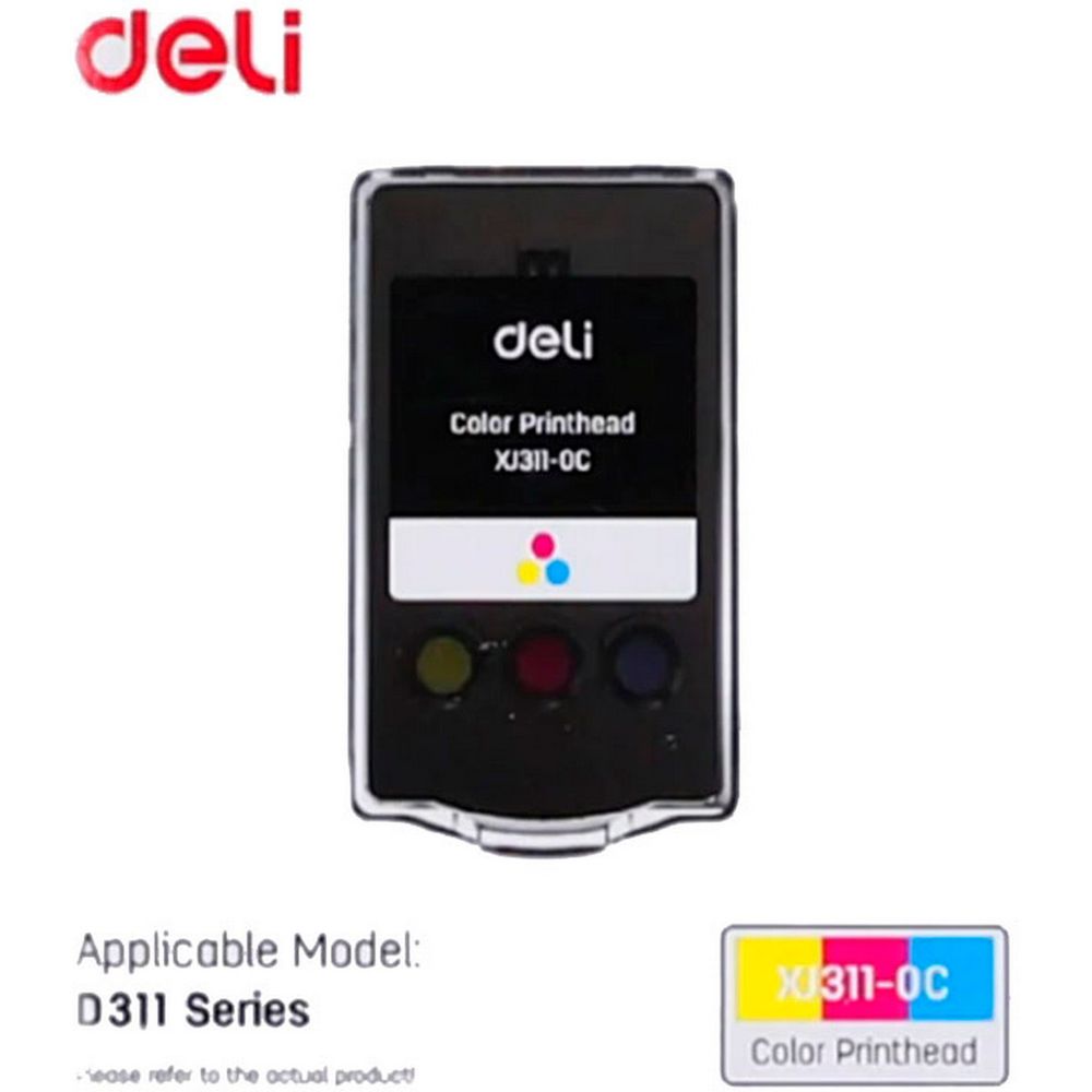 

Печатающая головка Deli XJ311-0C, голубой/пурпурный/желтый для Deli D311NW (XJ311-0C), XJ311-0C