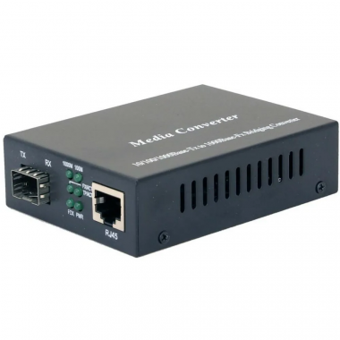 Медиаконвертер OSNOVO OMC-1000-11X, RJ-45x1 Гбит/с, SFPx1 Гбит/с