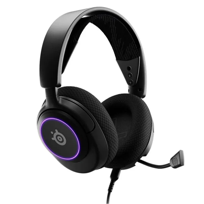 

Проводная гарнитура STEELSERIES Arctis Nova 3 , Jack 3.5 мм./USB Type-C/USB, черный (61631), Arctis Nova 3