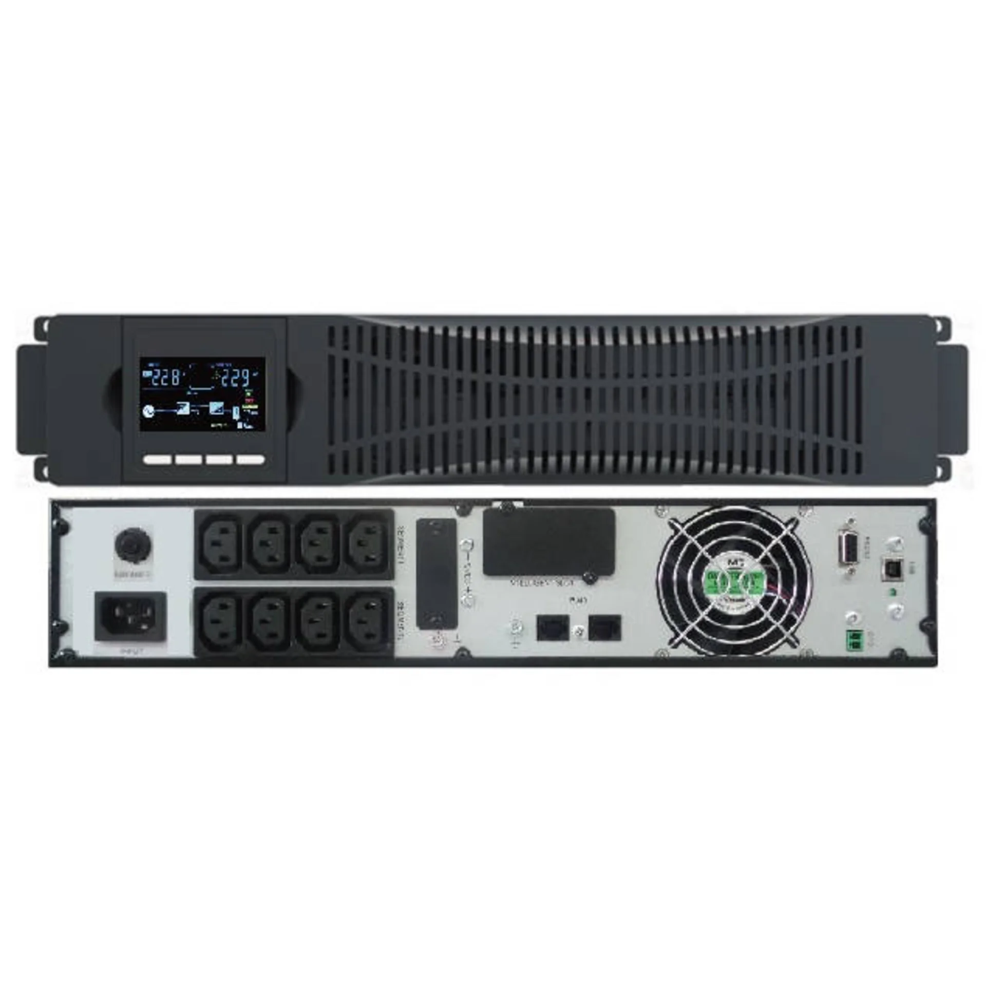 

ИБП SNR Element II, USB, черный (SNR-UPS-ONRT-1500-X36) (без аккумуляторов)