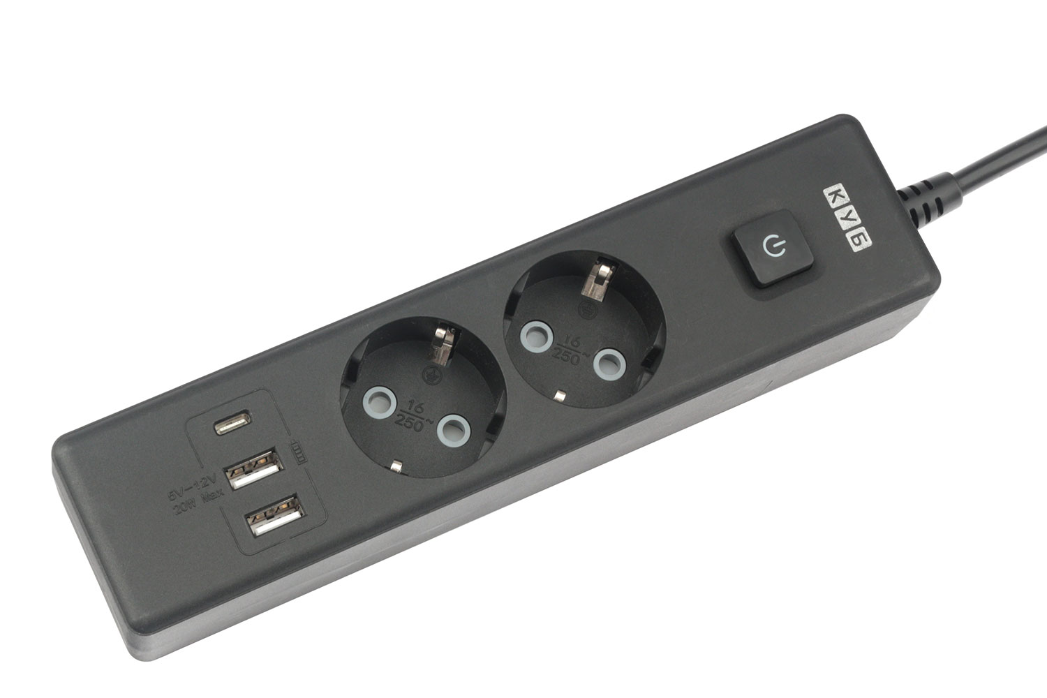

Удлинитель PowerCube КУБ PC-5B-2M, 2-розетки, 2xUSB, 1xUSB Type-C, 2 м, черный (PC-5B-2M), PC-5B-2M