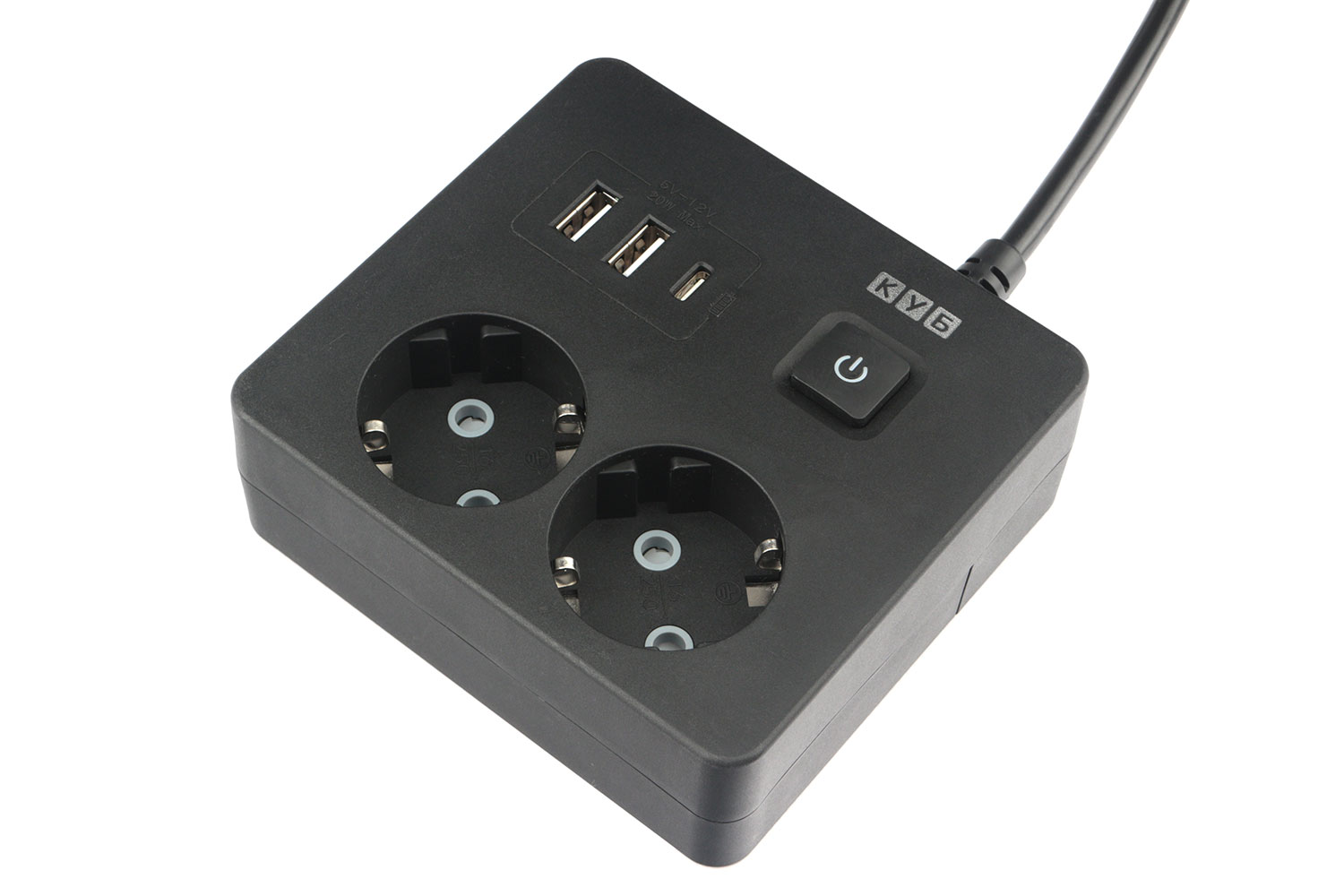 

Удлинитель PowerCube КУБ PC-1B-2M, 2-розетки, 2xUSB, 1xUSB Type-C, 2 м, черный (PC-1B-2M), PC-1B-2M