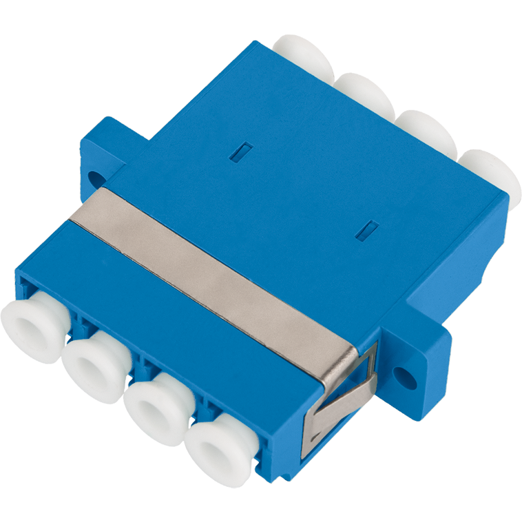 Адаптер оптический LC (UPC) NIKOMAX (NMF-OA4S2-FN-LCU-LCU-BL-2)
