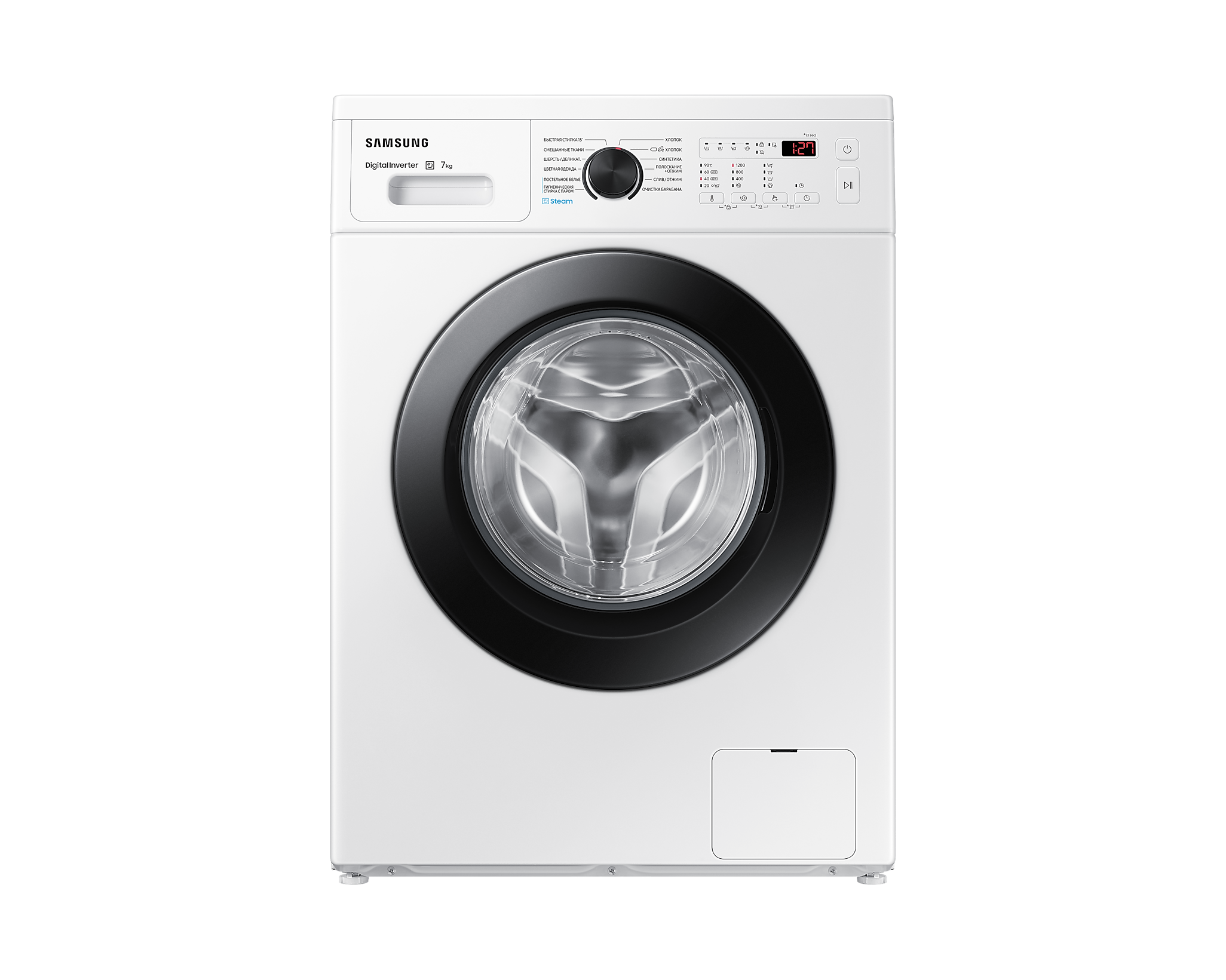 

Стиральная машина Samsung WW4100A, 7 кг, 1200 об/мин, белый (WW70AG4S20CELP), WW4100A