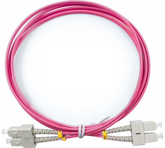 

Патч-корд оптический TopLan DPC-TOP-OM4-SC/P-SC/P-2.0, SC/PC-SC/PC, многомодовый, 50/125, OM4, двойной, 2 м, LSZH, розовый (DPC-TOP-OM4-SC/P-SC/P-2.0), DPC-TOP-OM4-SC/P-SC/P-2.0