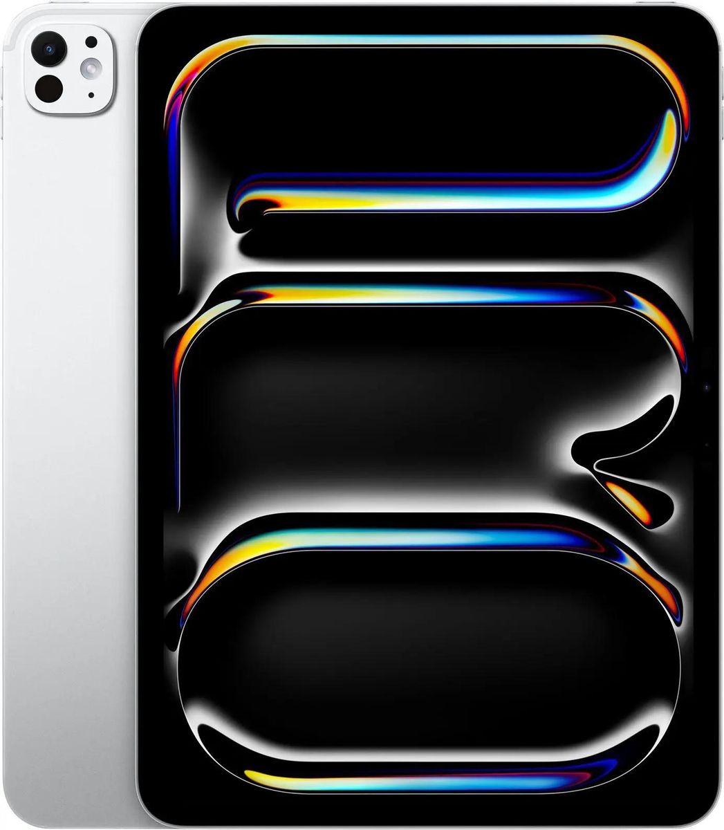 

Планшет Apple iPad Pro 2024 11" 2420x1668 OLED, Apple M4, 8Gb RAM, 512Gb, WiFi, BT, iOS, серебристый (MVVD3LL/A), Pro 2024