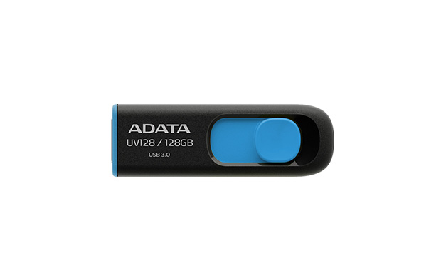 

Флешка 128Gb USB 3.0 ADATA UV128, черный/голубой (AUV128-128G-RBE), UV128