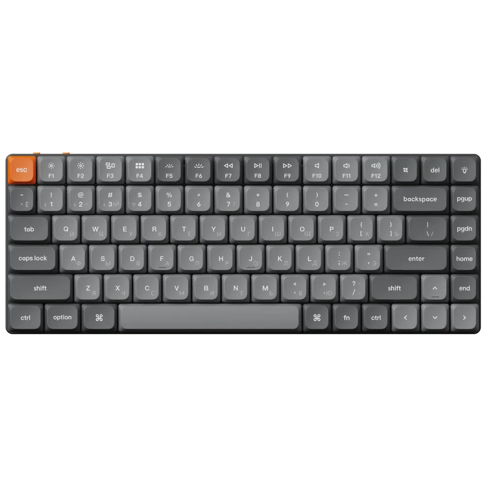 

Клавиатура проводная/беспроводная Keychron K3 Max, механическая, Gateron Red Switch, подсветка, Bluetooth/Радиоканал/USB, черный (K3M-A1-RU), K3 Max