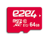 Карта памяти 64Gb microSDXC e2e4 Premium Class 10 UHS-I без адаптера (OT64GMSD10U1)