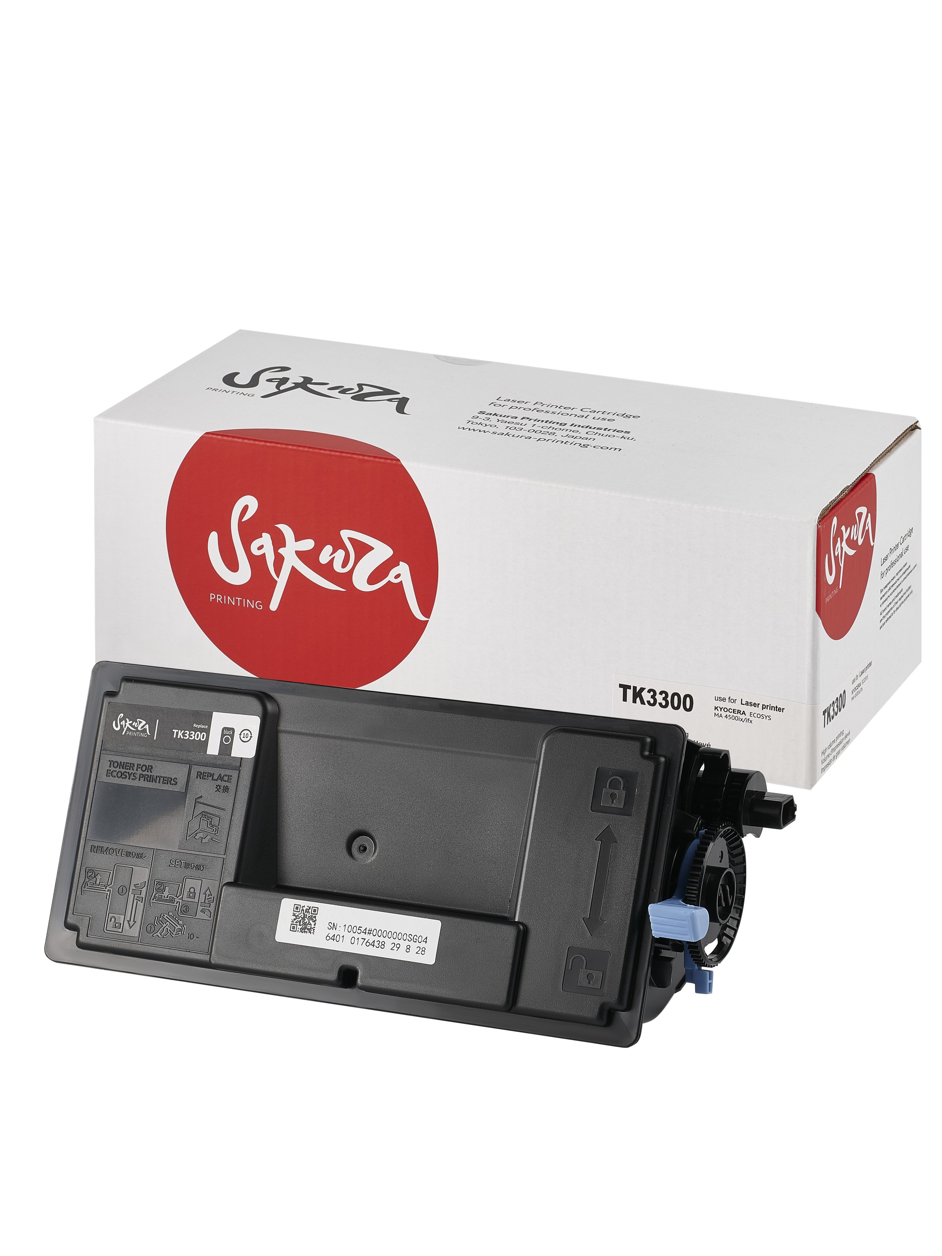 

Картридж лазерный Sakura SATK3300 (TK-3300/1T0C100NL0), черный, 14500 страниц, совместимый для Kyocera ECOSYS MA4500ifx/ECOSYS MA4500ix