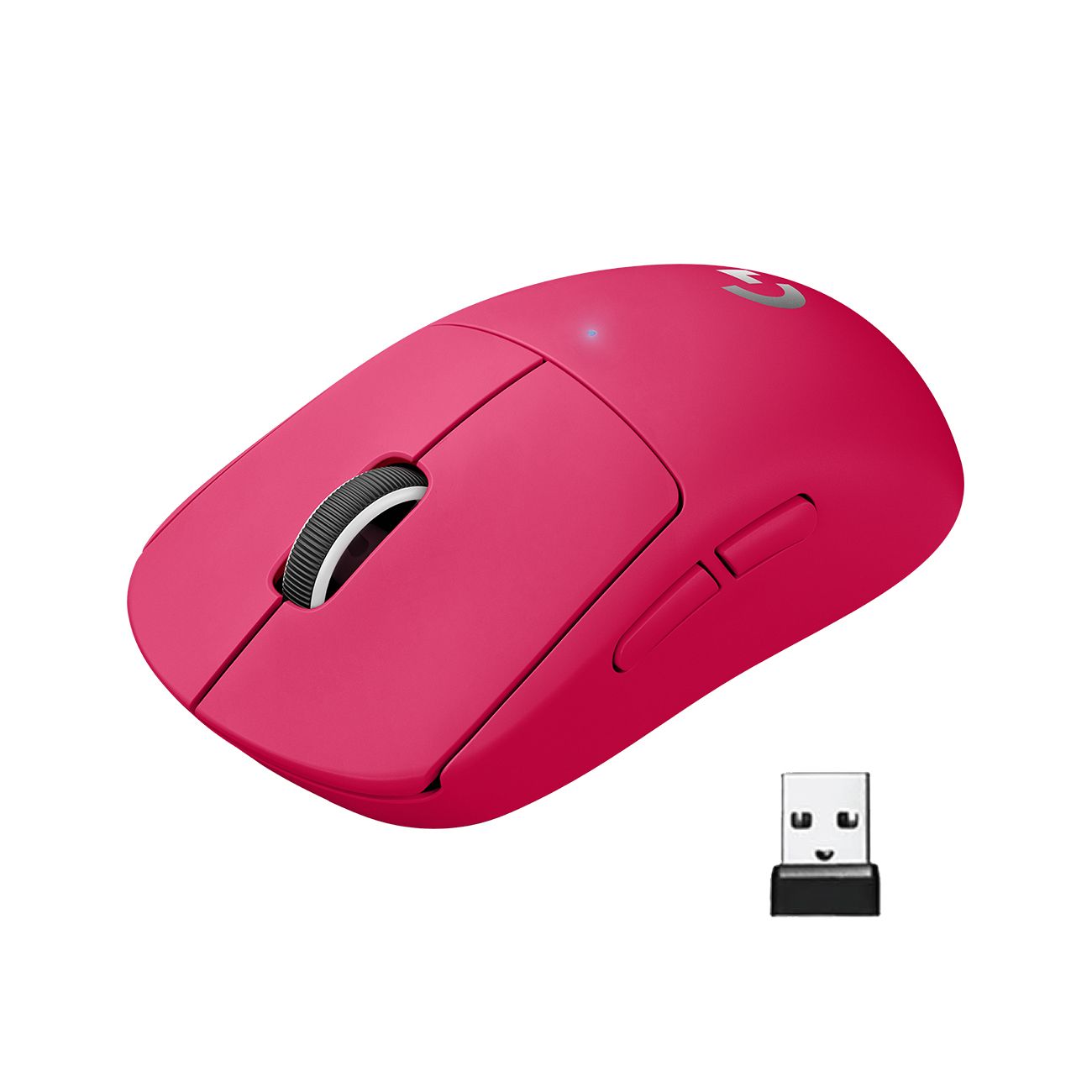 Мышь беспроводная Logitech PRO X SUPERLIGHT Pink, 25600dpi, оптическая светодиодная, USB, розовый (910-005959)